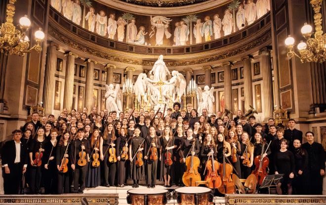 Das Jugendsinfonieorchester in Paris