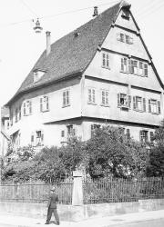 Historische Außenansicht des Stadtmuseum im Storchen
