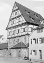 Historische Außenansicht des Stadtmuseum im Storchen