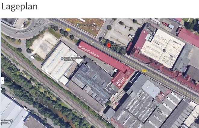 Luftbild des Boehringer-Areals in Göppingen