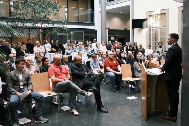 Impressionen der Sportlerehrung 2025 im Rathaus