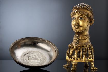 Eine im Museum ausgestellte Büste von Barbarossa