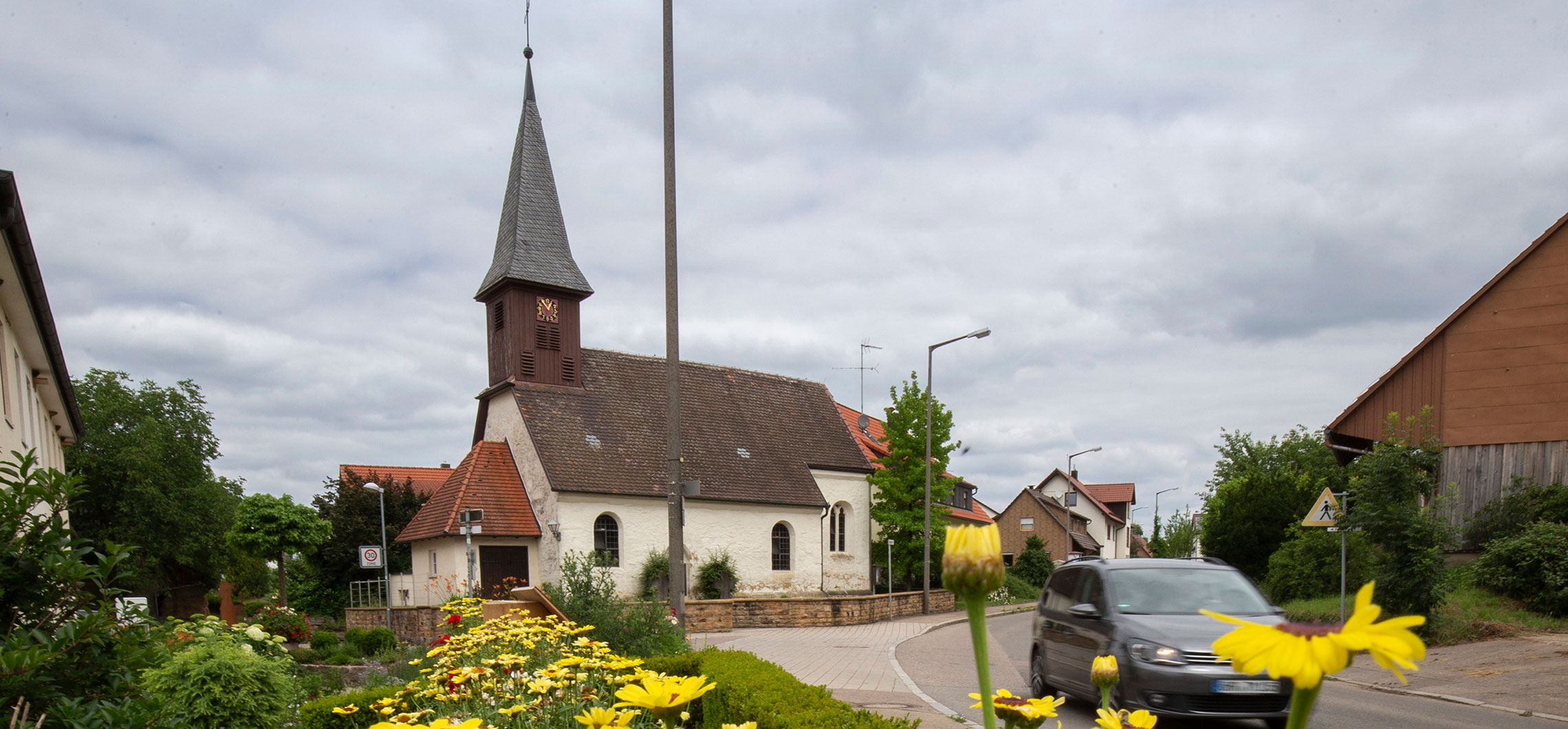 Ein Foto des Ortskerns von Maitis