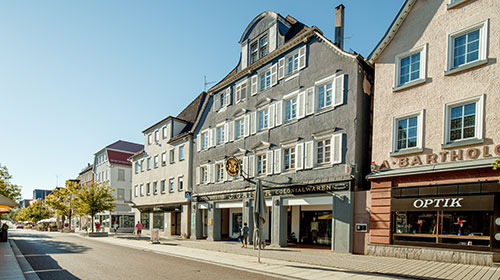 Ein Foto der Göppinger Hauptstraße