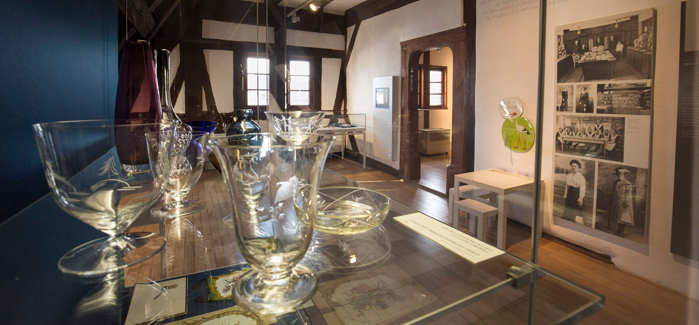 Innenaufnahme des Museums im Storchen