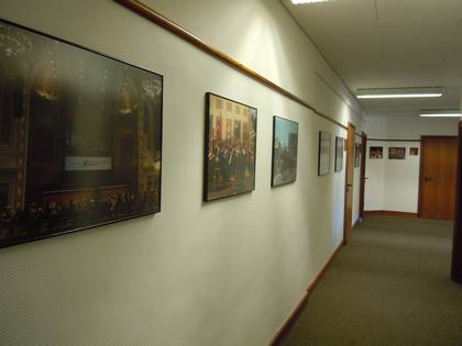 Innenaufnahme der Jugendmusikschule Göppingen.