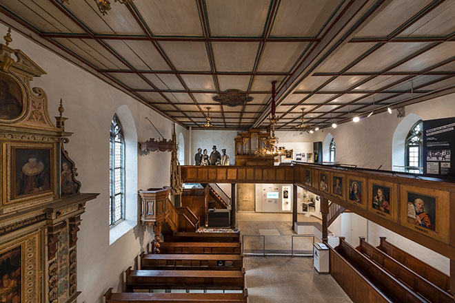 Innenansicht des Jüdischen Museums