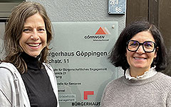 Portraitbild von Maren Scheible und Nina Niedermeier