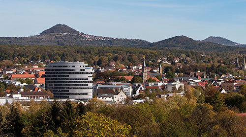 Ein Panoramabild von Göppingen