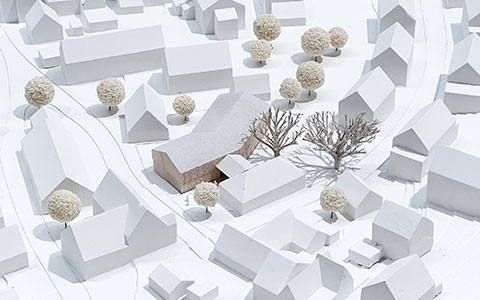 Baumodell der Kita im Freihof