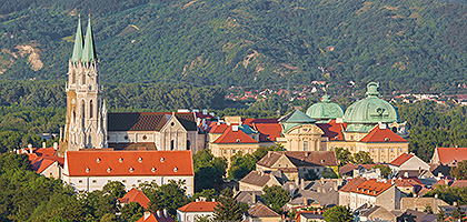Panoramafoto von Klosterneuburg