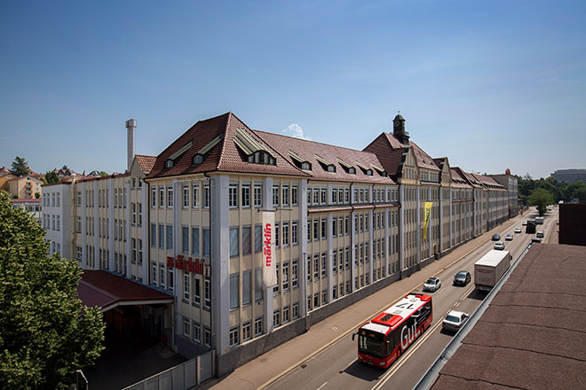 Der Märklin-Stammsitz in Göppingen